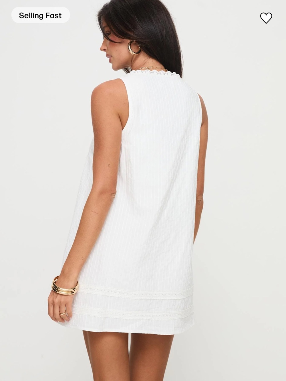 White mini dress - Picture 6 of 7